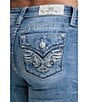 Miss Me Embroidered Wing Scroll Bootcut Jeans - Image 4