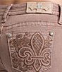Miss Me Fleur De Lis Mid Rise Bootcut Jeans - Image 4