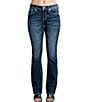 Miss Me Leopard Fleur-De-Lis Bootcut Jeans - Image 1