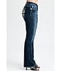 Miss Me Leopard Fleur-De-Lis Bootcut Jeans - Image 3