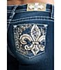 Miss Me Leopard Fleur-De-Lis Bootcut Jeans - Image 4