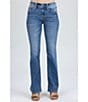 Miss Me Mid Rise Fleur Flower Bootcut Jeans