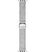 Color:Silver - Image 3 - Missoni Lettering Silver 42/44/45mm Bracelet Strap for Apple Watch