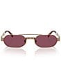 Miu Miu Women's B52S 52mm Retro Oval Sunglasses - Image 3