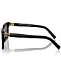 Miu Miu Women's MU 13ZSF55-X 55mm Rectangular Sunglasses, Color:Black/Dark Grey - Image 3