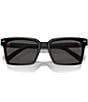 Miu Miu Women's MU 13ZSF55-X 55mm Rectangular Sunglasses, Color:Black/Dark Grey - Image 5