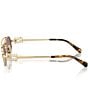 Miu Miu Women's MU 54ZS53-Z 53mm Oval Mirrored Sunglasses, Color:Pale Gold/Brown Mirror - Image 3