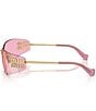 Miu Miu Women's MU A51S 75mm Rectangle Sunglasses - Image 4
