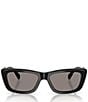 Miu Miu Women's MUB12S 56mm Rectangle Sunglasses - Image 6