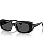 Miu Miu Women's MUB13SF 52mm Rectangle Sunglasses - Image 1