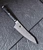 Miyabi Black 7#double; Fine Edge Rocking Santoku, Color:Black - Image 3