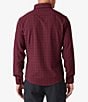 Color:Garnet - Image 2 - City Flannel Performance Stretch Houston Plaid Long Sleeve Woven Shirt