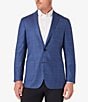 Color:Navy - Image 1 - Lavelle Windowpane Performance Stretch Blazer