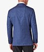 Color:Navy - Image 2 - Lavelle Windowpane Performance Stretch Blazer