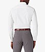Color:White - Image 2 - Leeward Double Dot Trim Fit Performance Stretch Long Sleeve Woven Shirt