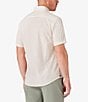 Color:White - Image 2 - Performance Stretch Leeward Triangle Geo Print Short Sleeve Woven Shirt