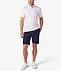 Color:White - Image 3 - Performance Stretch Versa Arrow Print Short Sleeve Polo Shirt