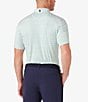 Color:White/Green - Image 2 - Performance Stretch Versa Par Four Print Short Sleeve Polo Shirt