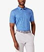 Color:Provence Topography - Image 1 - Performance Stretch Versa Printed Short Sleeve Polo Shirt