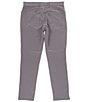 Color:Charcoal - Image 2 - Slim-Fit Helmsman Solid 5-Pocket Performance Stretch Flat Front Pants