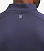 Color:Navy - Image 2 - Solid Versa Performance Stretch Quarter-Zip Pullover
