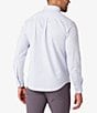 Color:Sky - Image 2 - Trim Fit Ellis Performance Stretch Solid Long Sleeve Oxford Shirt