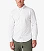 Color:White - Image 1 - Trim Fit Ellis Performance Stretch Solid Long Sleeve Oxford Shirt