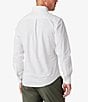 Color:White - Image 2 - Trim Fit Ellis Performance Stretch Solid Long Sleeve Oxford Shirt
