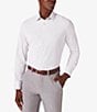 Color:Rose/White Multi - Image 1 - Trim Fit Leeward Madison Filbert Plaid Performance Stretch Long Sleeve Woven Shirt