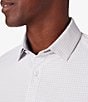 Color:Rose/White Multi - Image 3 - Trim Fit Leeward Madison Filbert Plaid Performance Stretch Long Sleeve Woven Shirt