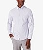 Color:Light Pastel Purple - Image 1 - Trim Fit Performance Stretch Madison Check Long Sleeve Woven Shirt
