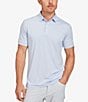 Color:Light Blue - Image 1 - Versa Solid Performance Stretch Short Sleeve Polo Shirt