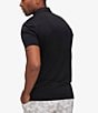 Color:Black - Image 2 - Versa Solid Performance Stretch Short Sleeve Polo Shirt