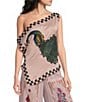 Mo Maya Jaipur Off the Shoulder Scarf Top - Image 1