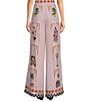 Mo Maya Jaipur Printed Flare High Rise Coordinating Pants - Image 2