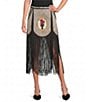 Mo Maya Wildflower Fringe Skirt - Image 1