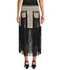 Mo Maya Wildflower Fringe Skirt - Image 2