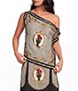 Mo Maya Wildflower Scarf Top - Image 1
