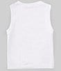 Moa Moa Big Girls 7-16 Seamless Tank Top, Color:White - Image 2