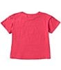 Color:Light fuchsia - Image 2 - Big Girls 7-16 Short Sleeve Heart T-Shirt