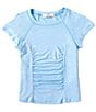 Color:Ice Blue - Image 1 - Big Girls 7-16 Short-Sleeve Raglan T-Shirt