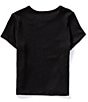 Color:Jet Black - Image 2 - Big Girls 7-16 Short-Sleeve Ribbed T-Shirt