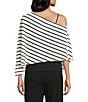 Moa Moa Crochet Knit Asymmetrical Poncho - Image 2