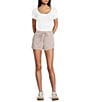 Moa Moa High Rise Drawstring Pull-On Coordinating Shorts - Image 3