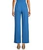 Color:Blue - Image 2 - Coordinating High Rise Wide Leg Pull-On Pants