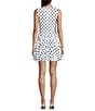 Moa Moa Polka Dot Mesh Side Tie Dress - Image 2