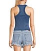 Moa Moa Ribbed Scoop Neck Tank - Image 2