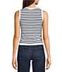 Moa Moa Seamless Striped Cropped Tank Top - Image 2