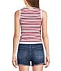 Moa Moa Seamless Striped Cropped Tank Top - Image 6