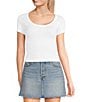 Moa Moa Short Sleeve Scoop Neck Top - Image 5
